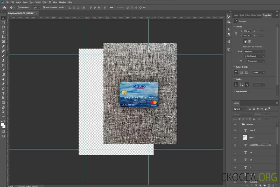 Japon Mizuho bank mastercard photolook recto template Japon Mizuho bank mastercard photolook recto template